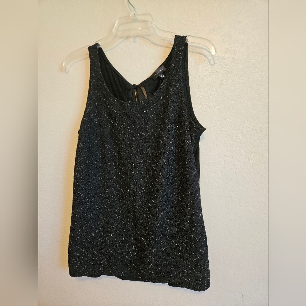 Black and gold top